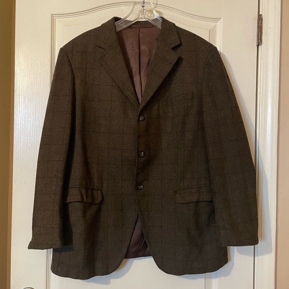 Meisterklasse Other - Vintage MEISTERKLASSE Sport Coat Size 46R  Chocolate Brown Wool Blazer Jacket
